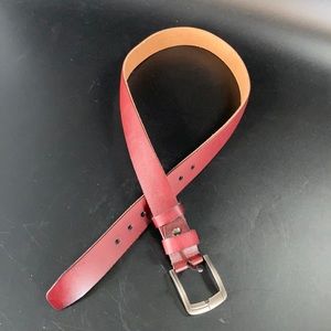 Genuine leather belt